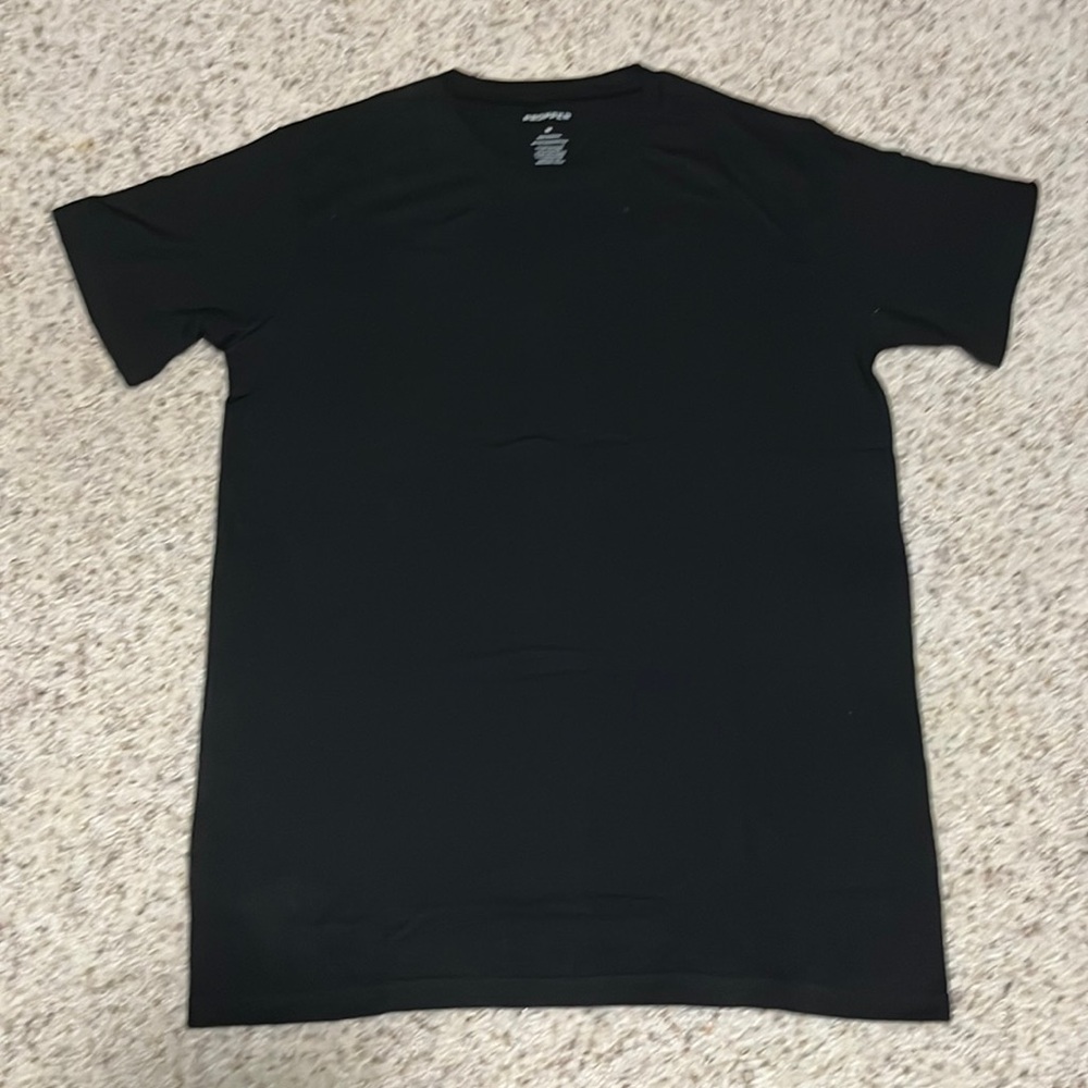 ✅ PROPPER The Essential Short Sleeve Crewneck Tee T Shirt Basic Casual M Black